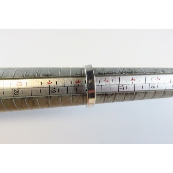 Honey Yellow Amber Cabochon Vintage Fancy Sterling Setting Ring Size 7.75 - Picture 8 of 8